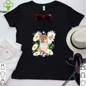 Shiba Inu Daisy flower Classic T-