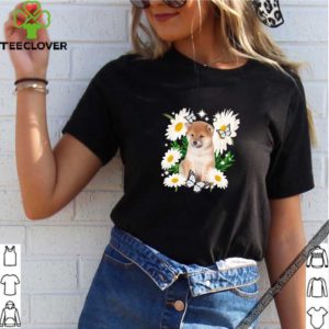 Shiba Inu Daisy flower Classic T-Shirt