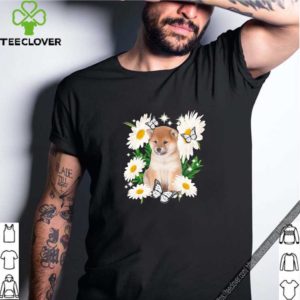 Shiba Inu Daisy flower Classic T-