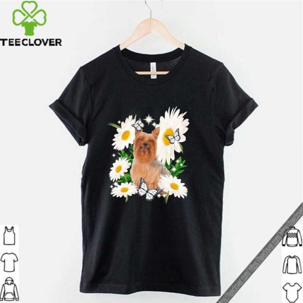 Silky Terrier Daisy flower Classic T-