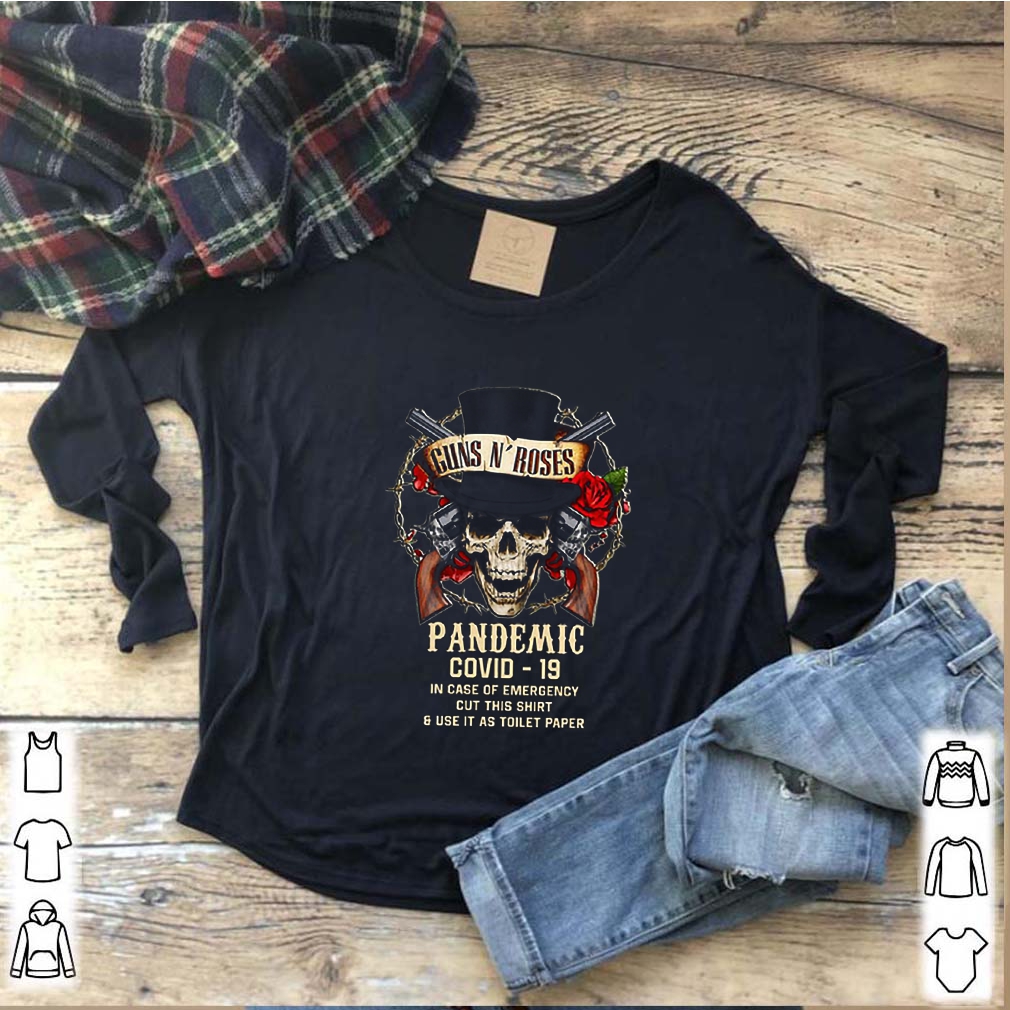 Skull Guns N’ Roses Pandemic Covid-19 in case of emergency shirt 7 Skull Guns N’ Roses Pandemic Covid-19 in case of emergency