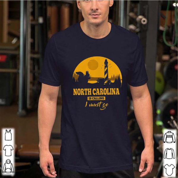 Squirrel north carolina is calling I must go hoodie, sweater, longsleeve, shirt v-neck, t-shirt