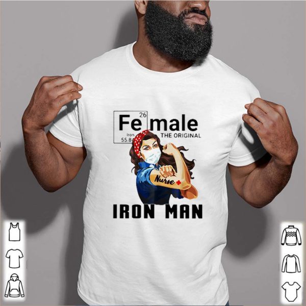 Strong Nurse Female The Original Iron Man Coronavirus hoodie, sweater, longsleeve, shirt v-neck, t-shirts