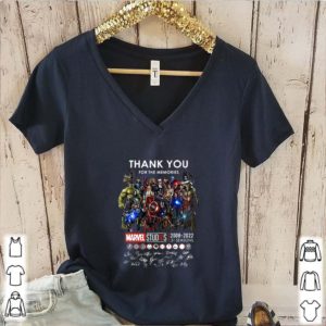 Thank You For The Memories Marvel Studios 2008-2022 Signatures shirt