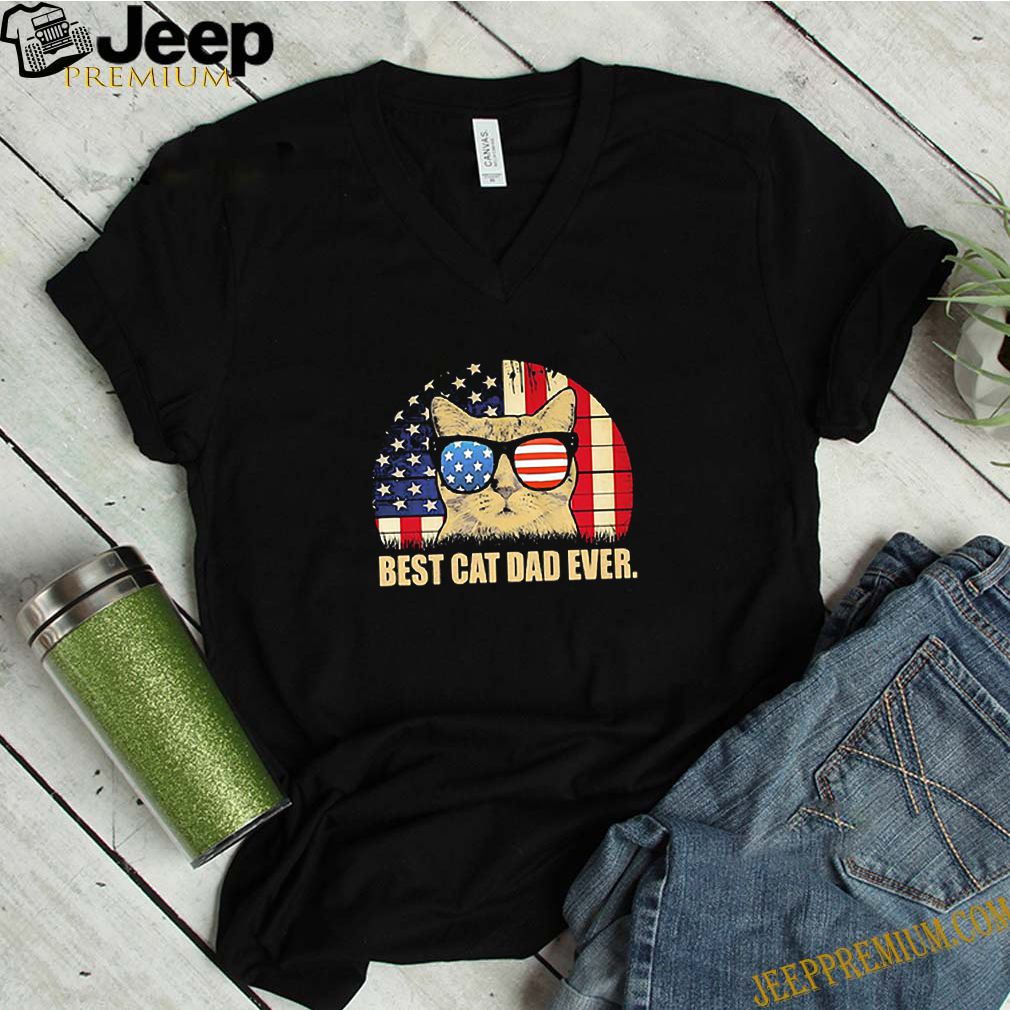 Vintage Best Cat Dad Ever American Flag 4th Of July Independence Day shirt 6 Vintage Best Cat Dad Ever American Flag 4th Of July Independence Day