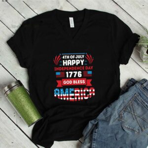 4th Of July Happy Independence Day 1776 God Bless America Flag Shirts