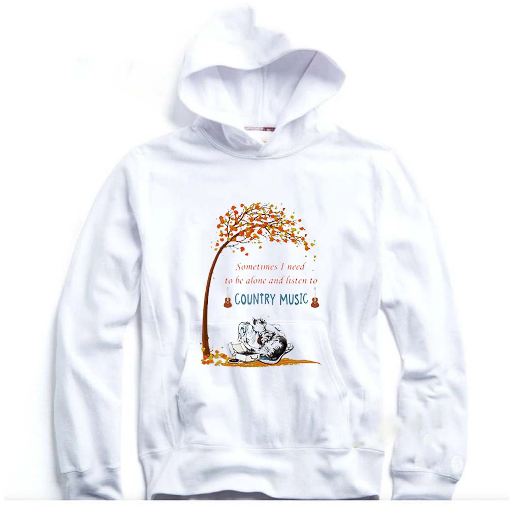 Cat sometimes I need to be alone and listen to country music shirt 7 Cat sometimes I need to be alone and listen to country music