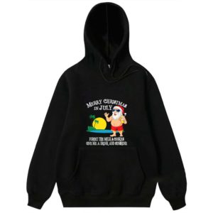 Christmas In July Pool Party Santa Men Women Vacation Gift T-