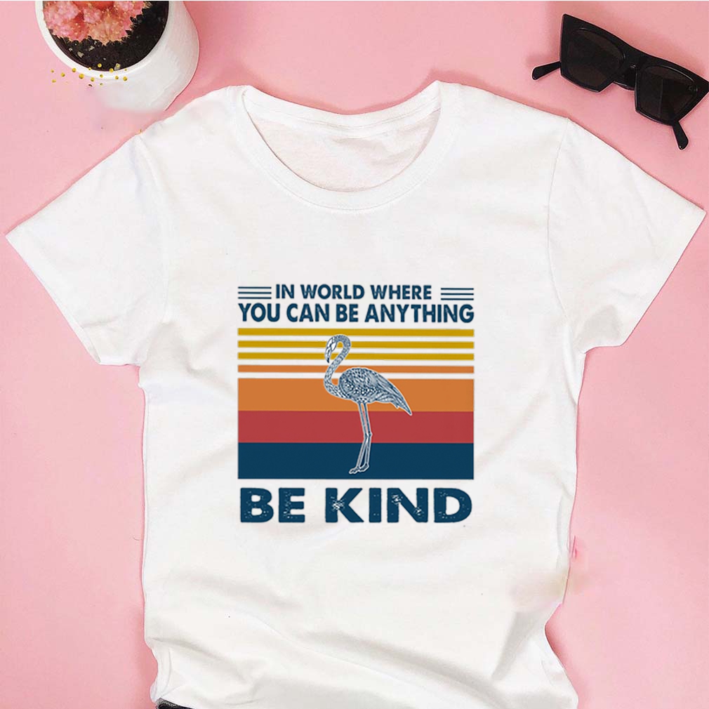 Flamingo In World Where You Can Be Anything Be Kind Vintage shirt 9 Flamingo In World Where You Can Be Anything Be Kind Vintage