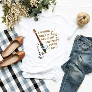 Guitar I Wanna Rock N’ Roll All Right And Party Every Day
