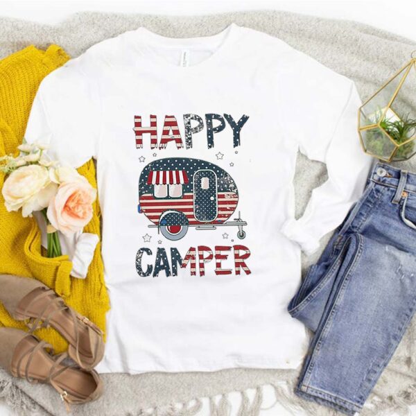 Happy Camper American flag