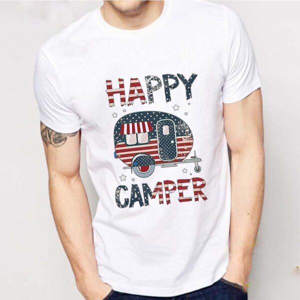 Happy Camper American flag