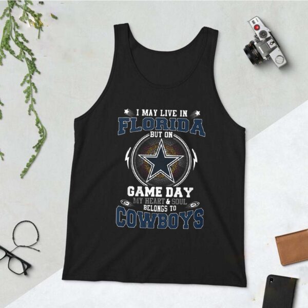 I May Live In Florida But On Game Day My Heart Dallas Cowboys