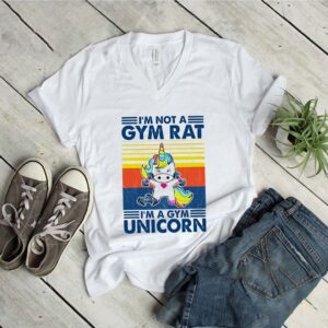 Im not a gym rat Im a gym unicorn shirt