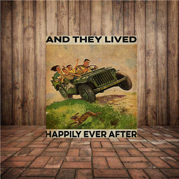Jeep and they lived happily ever after poster