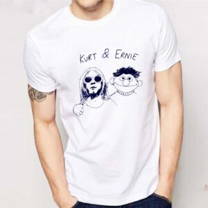 Kurt Cobain Muppet Kurt and Ernie shirt