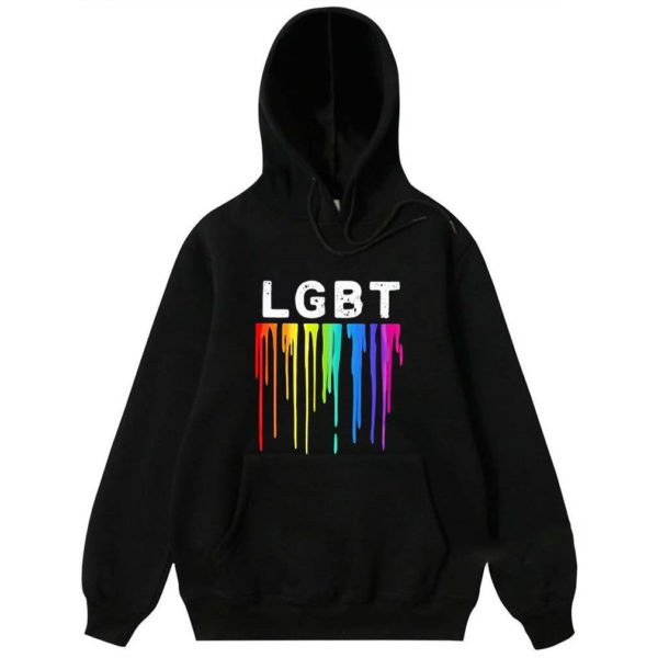 LGBT flowing paint watercolor shirt