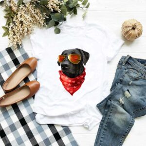 Labrador Shirt Valentines Day Heart Valentine Gift Dog Lover T-