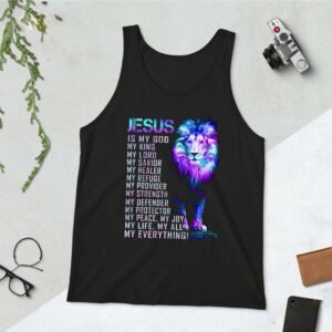 Lion Jesus Is My God My King My Lord My Savior My Healer My Refuge