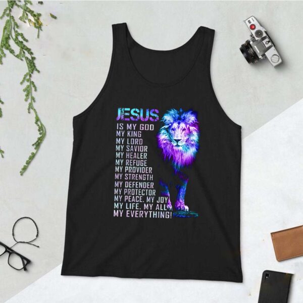 Lion Jesus Is My God My King My Lord My Savior My Healer My Refuge shirt