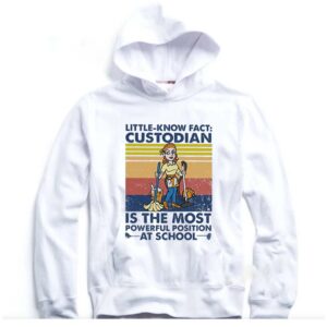 Little known fact custodian is the most powerful position at school vintage