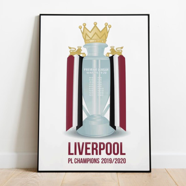 Liverpool Premier League Winners plakat pster