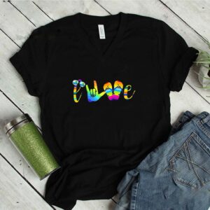 Love Sign Language Camping LGBT shirt