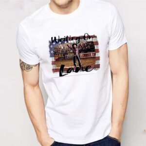 Luke Perry Waiting on lane America Flag shirt