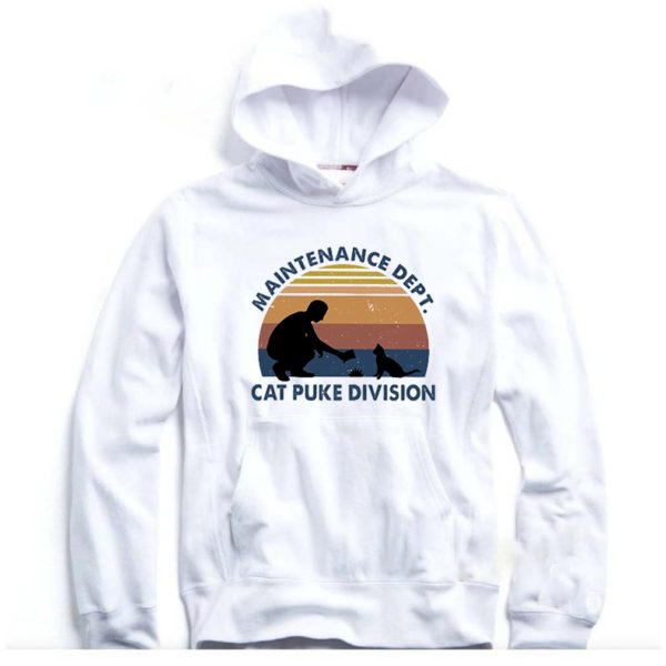 Maintenance dept cat puke division vintage