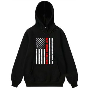 Mens Best Bonus Dad Ever American Flag Fathers Day 4th of July T-