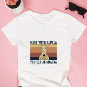 Mess With Alpaca You Get Al-smacka Vintage T-