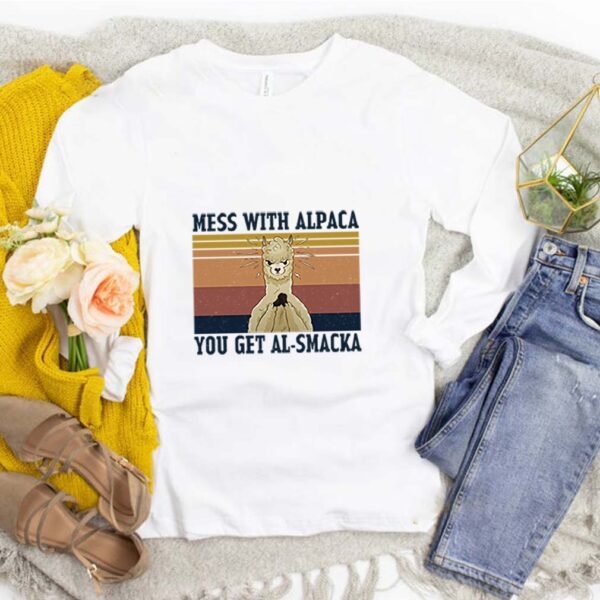 Mess With Alpaca You Get Al-smacka Vintage T-