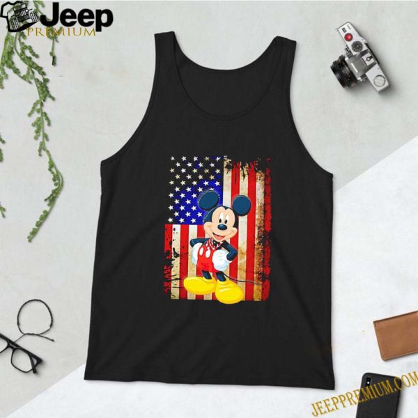 Mickey Mouse mashup American Flag 4th Of July Independence Day shirt