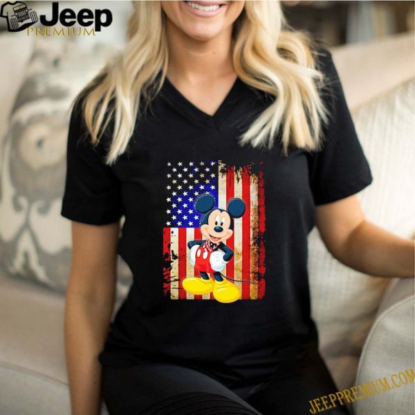 Mickey Mouse mashup American Flag 4th Of July Independence Day shirt