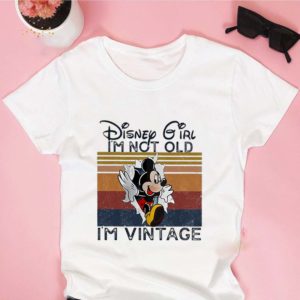 Mickey mouse Disney girl i’m not old i’m vintage