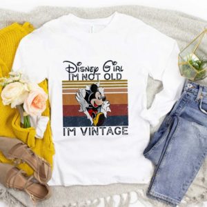 Mickey mouse Disney girl i’m not old i’m vintage