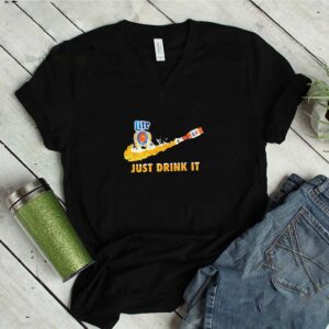 Miller Lite A Fine Pilsner Beer Nike Logo Just Drink It shirt