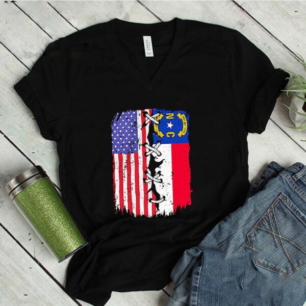 North Carolina and American flag 4th of july independence day hoodie, sweater, longsleeve, shirt v-neck, t-shirt