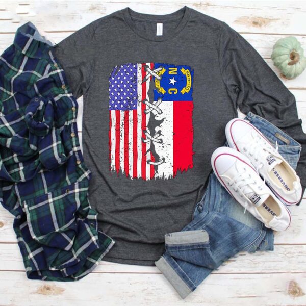 North Carolina and American flag 4th of july independence day hoodie, sweater, longsleeve, shirt v-neck, t-shirt