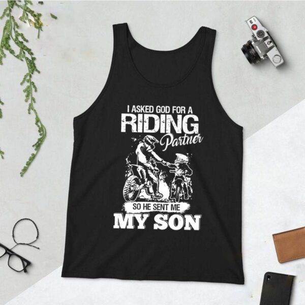 Riding motorcycle I asked god for riding partner so he sent me my son hoodie, sweater, longsleeve, shirt v-neck, t-shirt