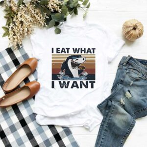 Shark i eat what i want pizza vintage