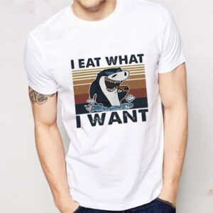 Shark i eat what i want pizza vintage