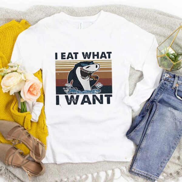 Shark i eat what i want pizza vintage