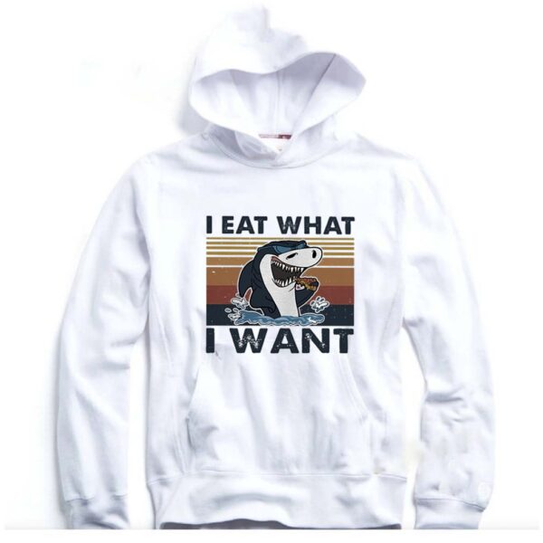 Shark i eat what i want pizza vintage