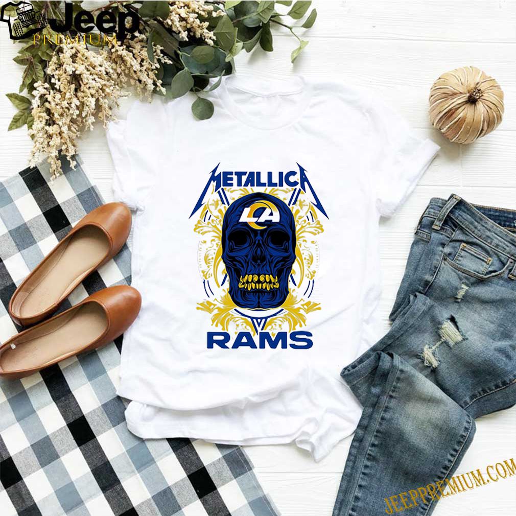 Skull Mashup Metallica And Los Angeles Rams shirt 7 Skull Mashup Metallica And Los Angeles Rams shirt 2 Shirt, hoodie, sweater, long sleeve and tank top