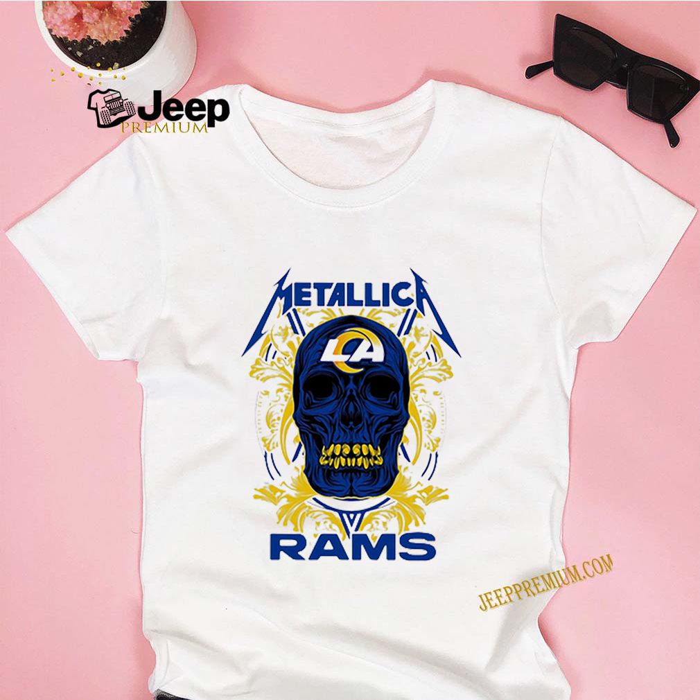 Skull Mashup Metallica And Los Angeles Rams shirt 8 Skull Mashup Metallica And Los Angeles Rams shirt 3 Shirt, hoodie, sweater, long sleeve and tank top