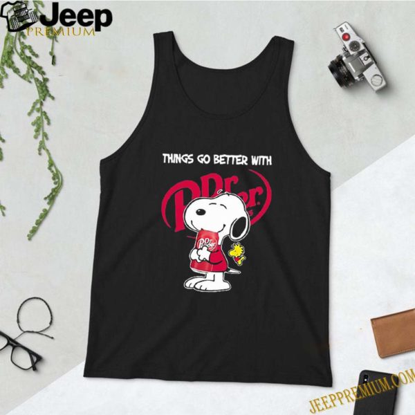 Snoopy And Woodstock Things Go Better With Dr. Pepper Logo