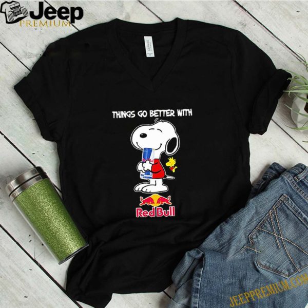 Snoopy And Woodstock Things Go Better With Red Bull Logo s