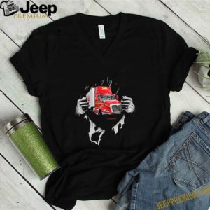 Strong Superman Saia LTL Freight Truck shirt