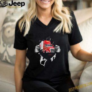 Strong Superman Saia LTL Freight Truck shirt